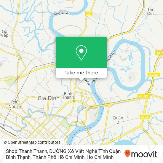 Shop Thanh Thanh, ĐƯỜNG Xô Viết Nghệ Tĩnh Quận Bình Thạnh, Thành Phố Hồ Chí Minh map