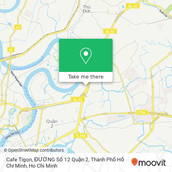 Cafe Tigon, ĐƯỜNG Số 12 Quận 2, Thành Phố Hồ Chí Minh map