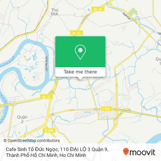 Cafe Sinh Tố Đức Ngọc, 110 ĐẠI LỘ 3 Quận 9, Thành Phố Hồ Chí Minh map