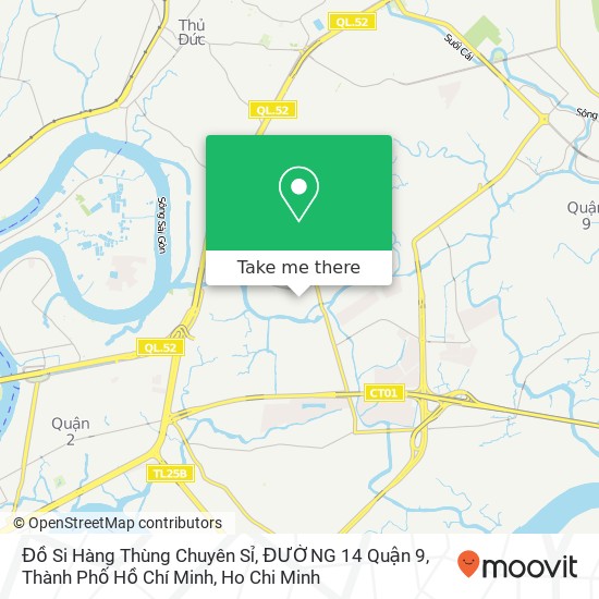 Đồ Si Hàng Thùng Chuyên Sỉ, ĐƯỜNG 14 Quận 9, Thành Phố Hồ Chí Minh map