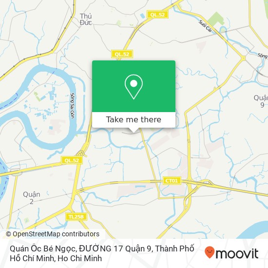 Quán Ốc Bé Ngọc, ĐƯỜNG 17 Quận 9, Thành Phố Hồ Chí Minh map