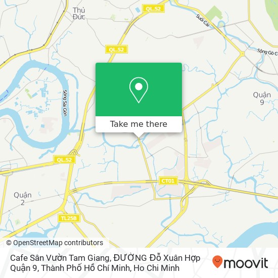 Cafe Sân Vườn Tam Giang, ĐƯỜNG Đỗ Xuân Hợp Quận 9, Thành Phố Hồ Chí Minh map