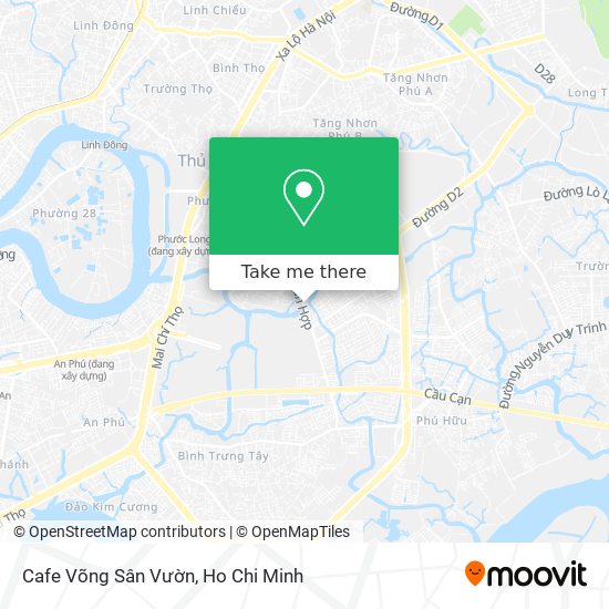 Cafe Võng Sân Vườn map