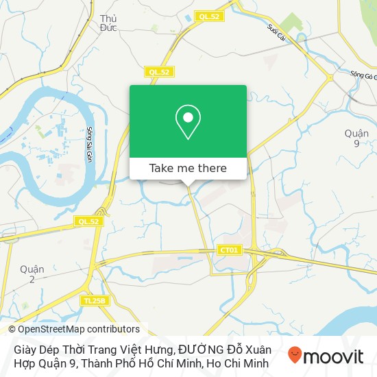 Giày Dép Thời Trang Việt Hưng, ĐƯỜNG Đỗ Xuân Hợp Quận 9, Thành Phố Hồ Chí Minh map