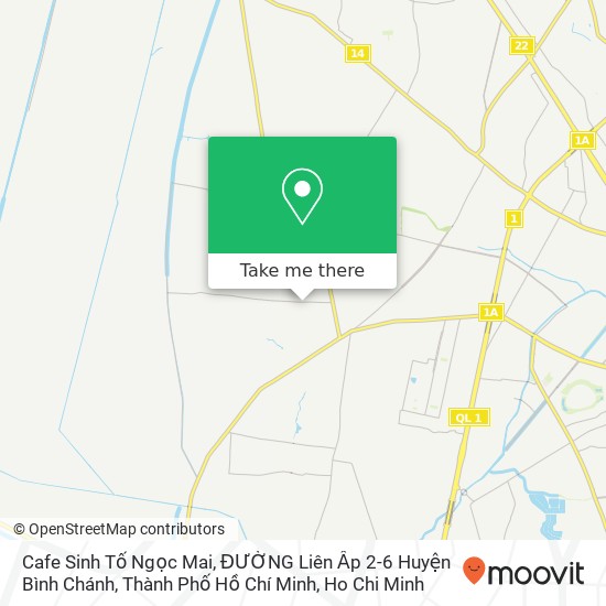 Cafe Sinh Tố Ngọc Mai, ĐƯỜNG Liên Ấp 2-6 Huyện Bình Chánh, Thành Phố Hồ Chí Minh map