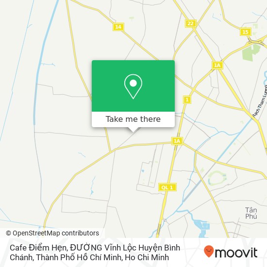 Cafe Điểm Hẹn, ĐƯỜNG Vĩnh Lộc Huyện Bình Chánh, Thành Phố Hồ Chí Minh map