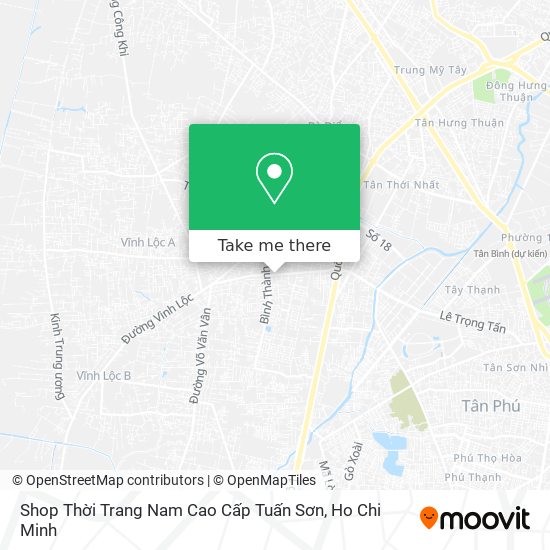 Shop Thời Trang Nam Cao Cấp Tuấn Sơn map