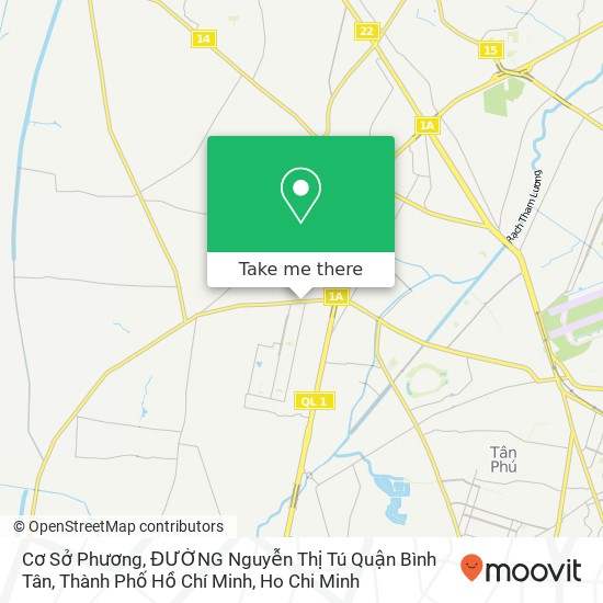 Cơ Sở Phương, ĐƯỜNG Nguyễn Thị Tú Quận Bình Tân, Thành Phố Hồ Chí Minh map