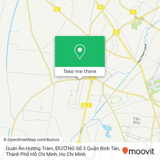 Quán Ăn Hương Tràm, ĐƯỜNG Số 3 Quận Bình Tân, Thành Phố Hồ Chí Minh map