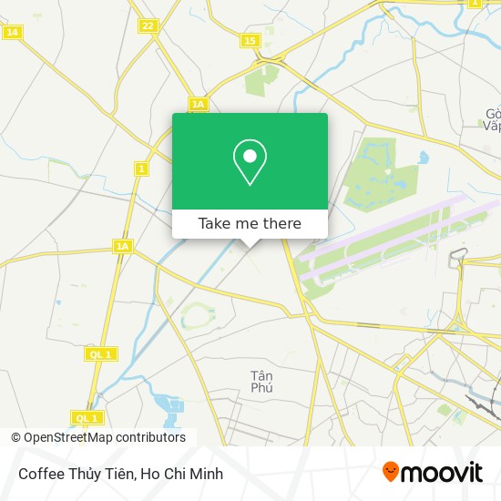 Coffee Thủy Tiên map