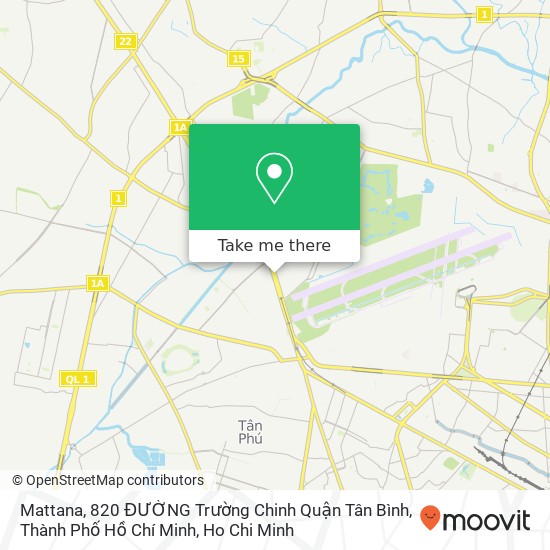 Mattana, 820 ĐƯỜNG Trường Chinh Quận Tân Bình, Thành Phố Hồ Chí Minh map