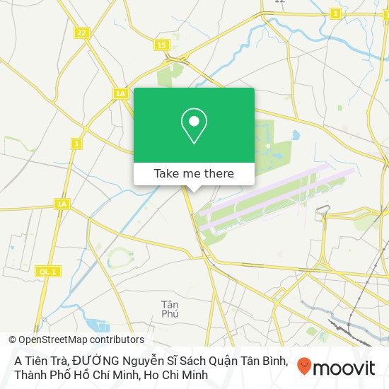 A Tiên Trà, ĐƯỜNG Nguyễn Sĩ Sách Quận Tân Bình, Thành Phố Hồ Chí Minh map