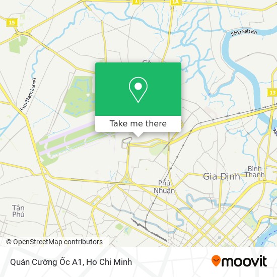 Quán Cường Ốc A1 map