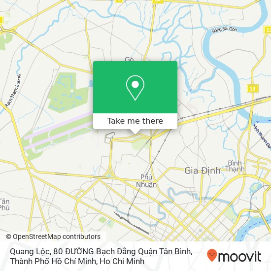 Quang Lộc, 80 ĐƯỜNG Bạch Đằng Quận Tân Bình, Thành Phố Hồ Chí Minh map