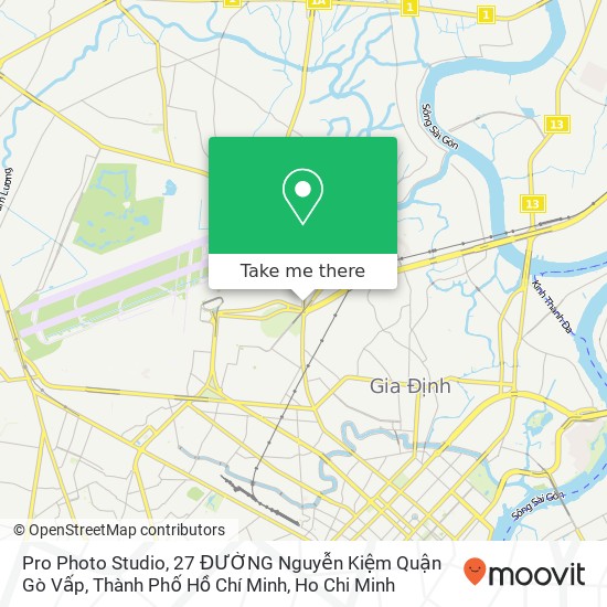 Pro Photo Studio, 27 ĐƯỜNG Nguyễn Kiệm Quận Gò Vấp, Thành Phố Hồ Chí Minh map