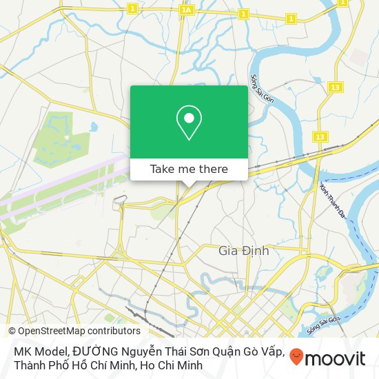 MK Model, ĐƯỜNG Nguyễn Thái Sơn Quận Gò Vấp, Thành Phố Hồ Chí Minh map