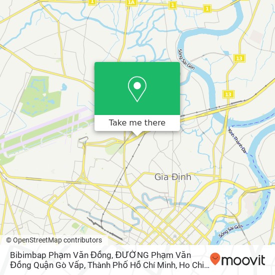 Bibimbap Phạm Văn Đồng, ĐƯỜNG Phạm Văn Đồng Quận Gò Vấp, Thành Phố Hồ Chí Minh map