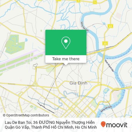 Lau De Ban Toi, 36 ĐƯỜNG Nguyễn Thượng Hiền Quận Gò Vấp, Thành Phố Hồ Chí Minh map