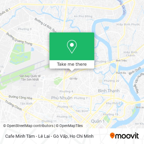 Cafe Minh Tâm - Lê Lai - Gò Vấp map