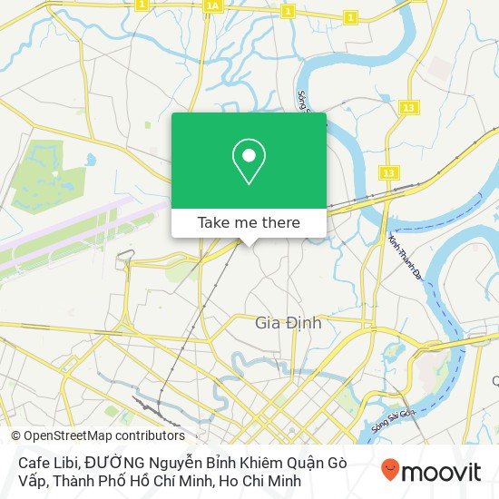 Cafe Libi, ĐƯỜNG Nguyễn Bỉnh Khiêm Quận Gò Vấp, Thành Phố Hồ Chí Minh map