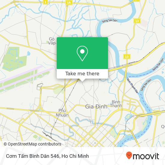 Cơm Tấm Bình Dân 546 map