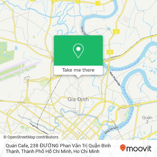 Quán Cafe, 238 ĐƯỜNG Phan Văn Trị Quận Bình Thạnh, Thành Phố Hồ Chí Minh map