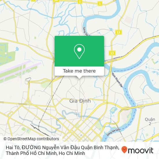 Hai Tô, ĐƯỜNG Nguyễn Văn Đậu Quận Bình Thạnh, Thành Phố Hồ Chí Minh map