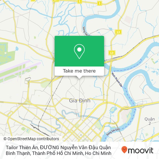 Tailor Thiên Ân, ĐƯỜNG Nguyễn Văn Đậu Quận Bình Thạnh, Thành Phố Hồ Chí Minh map