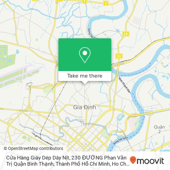 Cửa Hàng Giày Dép Dây Nịt, 230 ĐƯỜNG Phan Văn Trị Quận Bình Thạnh, Thành Phố Hồ Chí Minh map