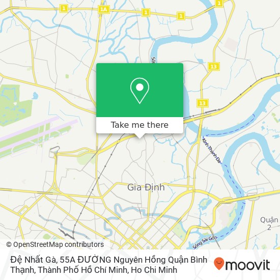 Đệ Nhất Gà, 55A ĐƯỜNG Nguyên Hồng Quận Bình Thạnh, Thành Phố Hồ Chí Minh map