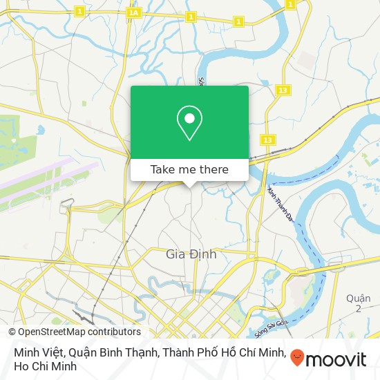 Minh Việt, Quận Bình Thạnh, Thành Phố Hồ Chí Minh map