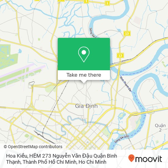 Hoa Kiều, HẺM 273 Nguyễn Văn Đậu Quận Bình Thạnh, Thành Phố Hồ Chí Minh map