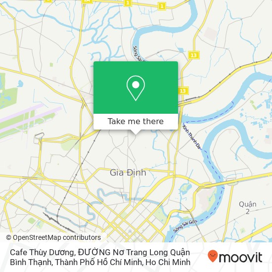 Cafe Thùy Dương, ĐƯỜNG Nơ Trang Long Quận Bình Thạnh, Thành Phố Hồ Chí Minh map