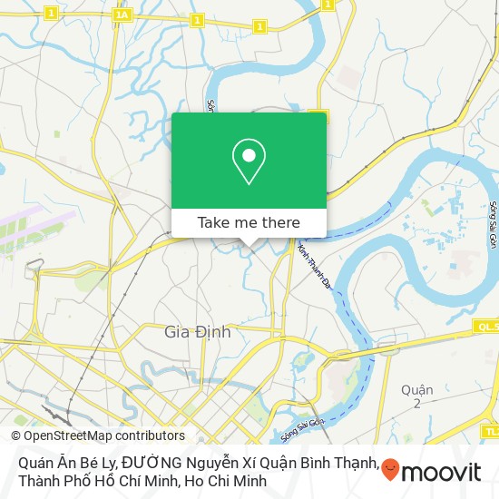Quán Ăn Bé Ly, ĐƯỜNG Nguyễn Xí Quận Bình Thạnh, Thành Phố Hồ Chí Minh map