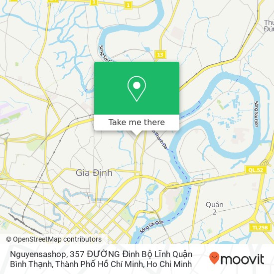 Nguyensashop, 357 ĐƯỜNG Đinh Bộ Lĩnh Quận Bình Thạnh, Thành Phố Hồ Chí Minh map