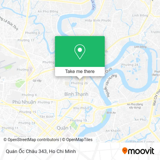 Quán Ốc Châu 343 map
