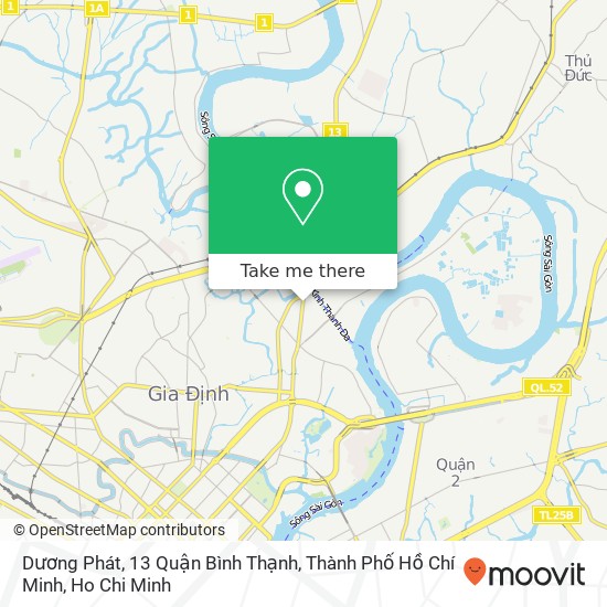 Dương Phát, 13 Quận Bình Thạnh, Thành Phố Hồ Chí Minh map