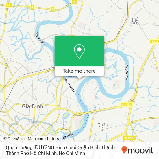 Quán Quảng, ĐƯỜNG Bình Quoi Quận Bình Thạnh, Thành Phố Hồ Chí Minh map