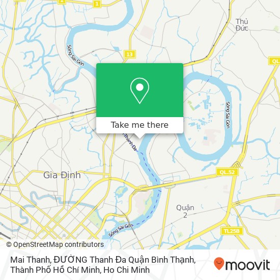 Mai Thanh, ĐƯỜNG Thanh Đa Quận Bình Thạnh, Thành Phố Hồ Chí Minh map