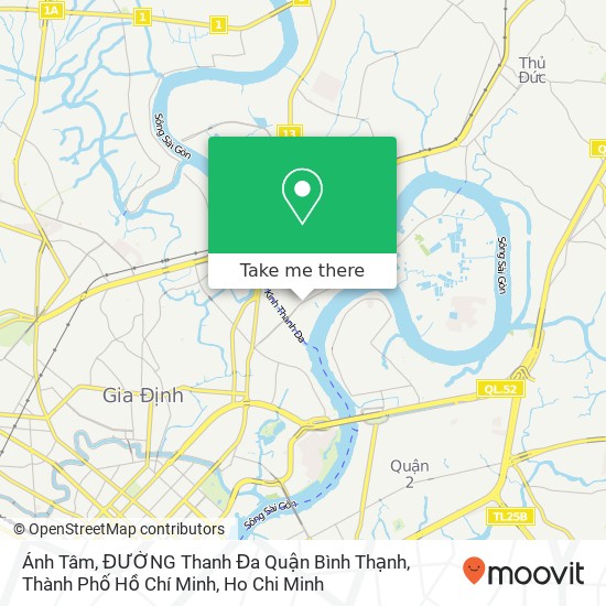 Ánh Tâm, ĐƯỜNG Thanh Đa Quận Bình Thạnh, Thành Phố Hồ Chí Minh map