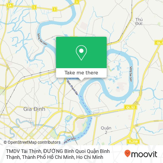 TMDV Tài Thịnh, ĐƯỜNG Bình Quoi Quận Bình Thạnh, Thành Phố Hồ Chí Minh map