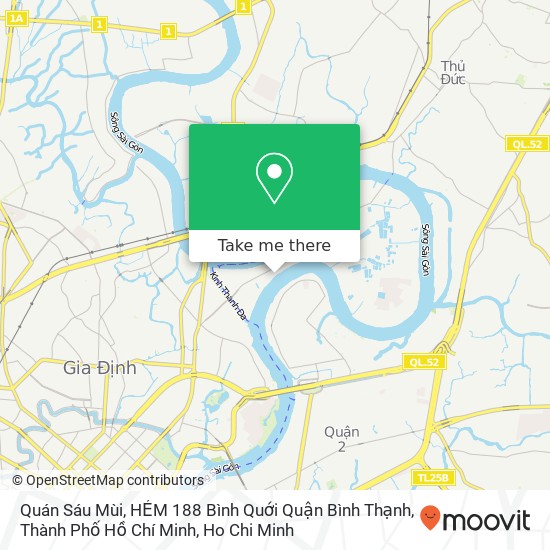 Quán Sáu Mùi, HẺM 188 Bình Quới Quận Bình Thạnh, Thành Phố Hồ Chí Minh map