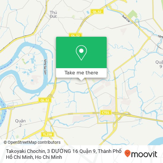 Takoyaki Chochin, 3 ĐƯỜNG 16 Quận 9, Thành Phố Hồ Chí Minh map