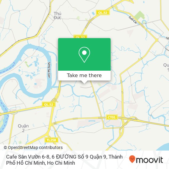 Cafe Sân Vườn 6-8, 6 ĐƯỜNG Số 9 Quận 9, Thành Phố Hồ Chí Minh map