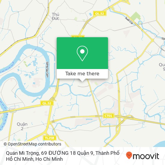 Quán Mì Trọng, 69 ĐƯỜNG 18 Quận 9, Thành Phố Hồ Chí Minh map