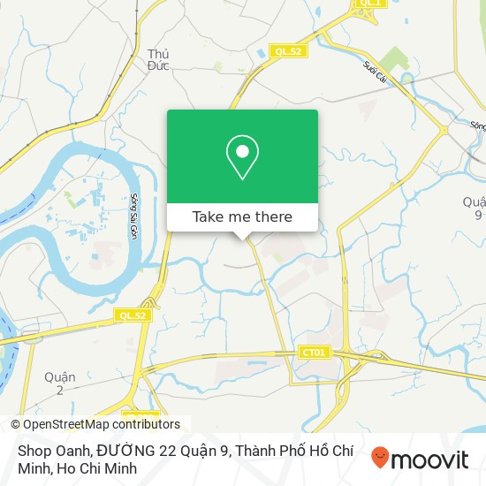 Shop Oanh, ĐƯỜNG 22 Quận 9, Thành Phố Hồ Chí Minh map