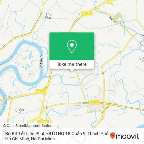 Bò Bít Tết Liên Phát, ĐƯỜNG 18 Quận 9, Thành Phố Hồ Chí Minh map