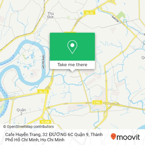 Cafe Huyền Trang, 32 ĐƯỜNG 6C Quận 9, Thành Phố Hồ Chí Minh map