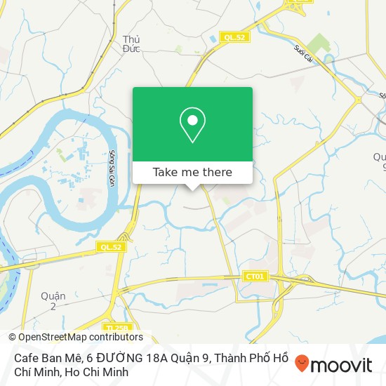 Cafe Ban Mê, 6 ĐƯỜNG 18A Quận 9, Thành Phố Hồ Chí Minh map
