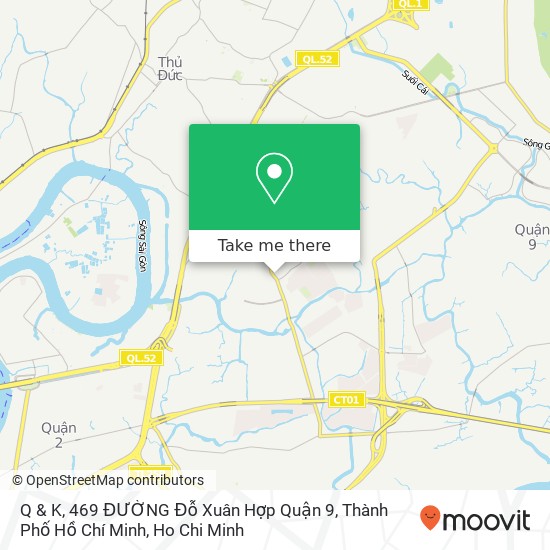 Q & K, 469 ĐƯỜNG Đỗ Xuân Hợp Quận 9, Thành Phố Hồ Chí Minh map